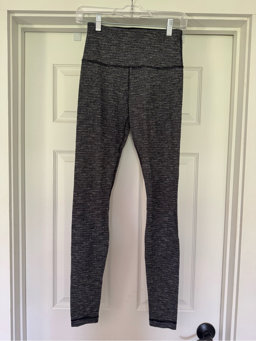 lululemon athletica Heathered Black High-Rise Leggings